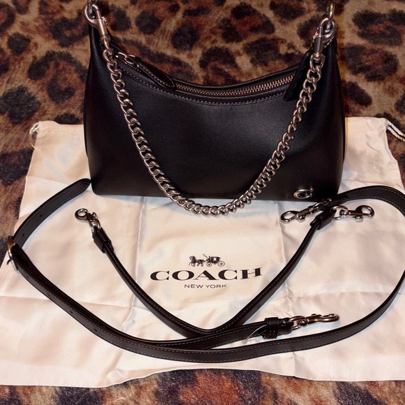 Coach Handbags - Coach Juliet 25 glovetanned black leather with 3 straps